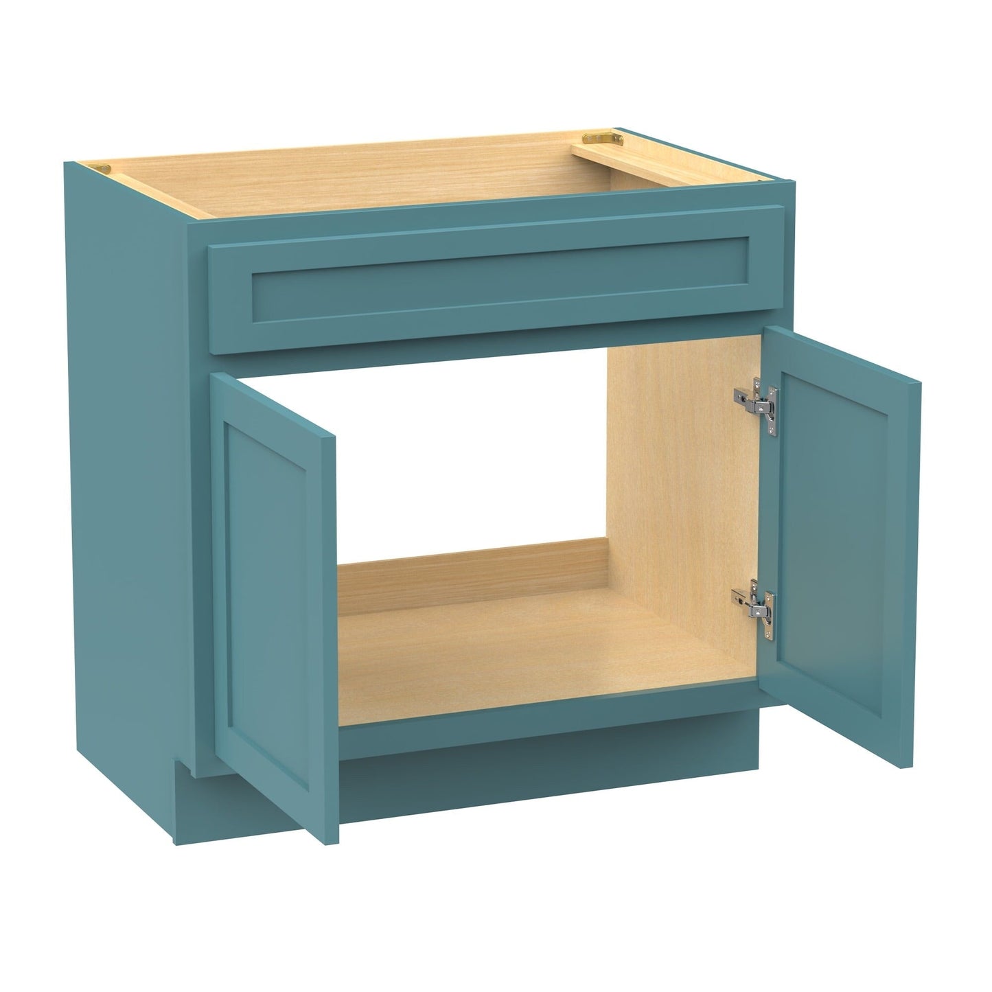 Meuble-lavabo de salle de bain Art Vanity à 36 pouces avec lavabo simple.