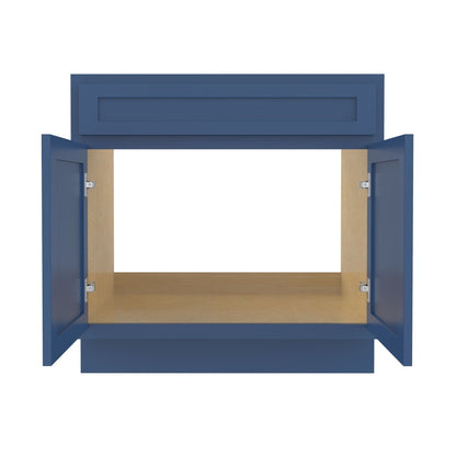 Meuble-lavabo de salle de bain Art Vanity à 36 pouces avec lavabo simple.