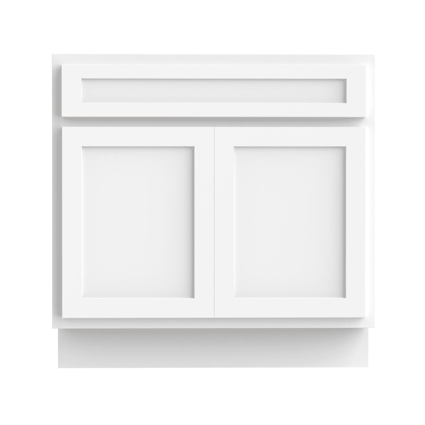 Meuble-lavabo de salle de bain Art Vanity à 36 pouces avec lavabo simple.