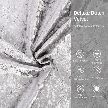 Couchon pour animal de compagnie en velours capitonné, recouvert de velours et doté d'un coussin amovible.