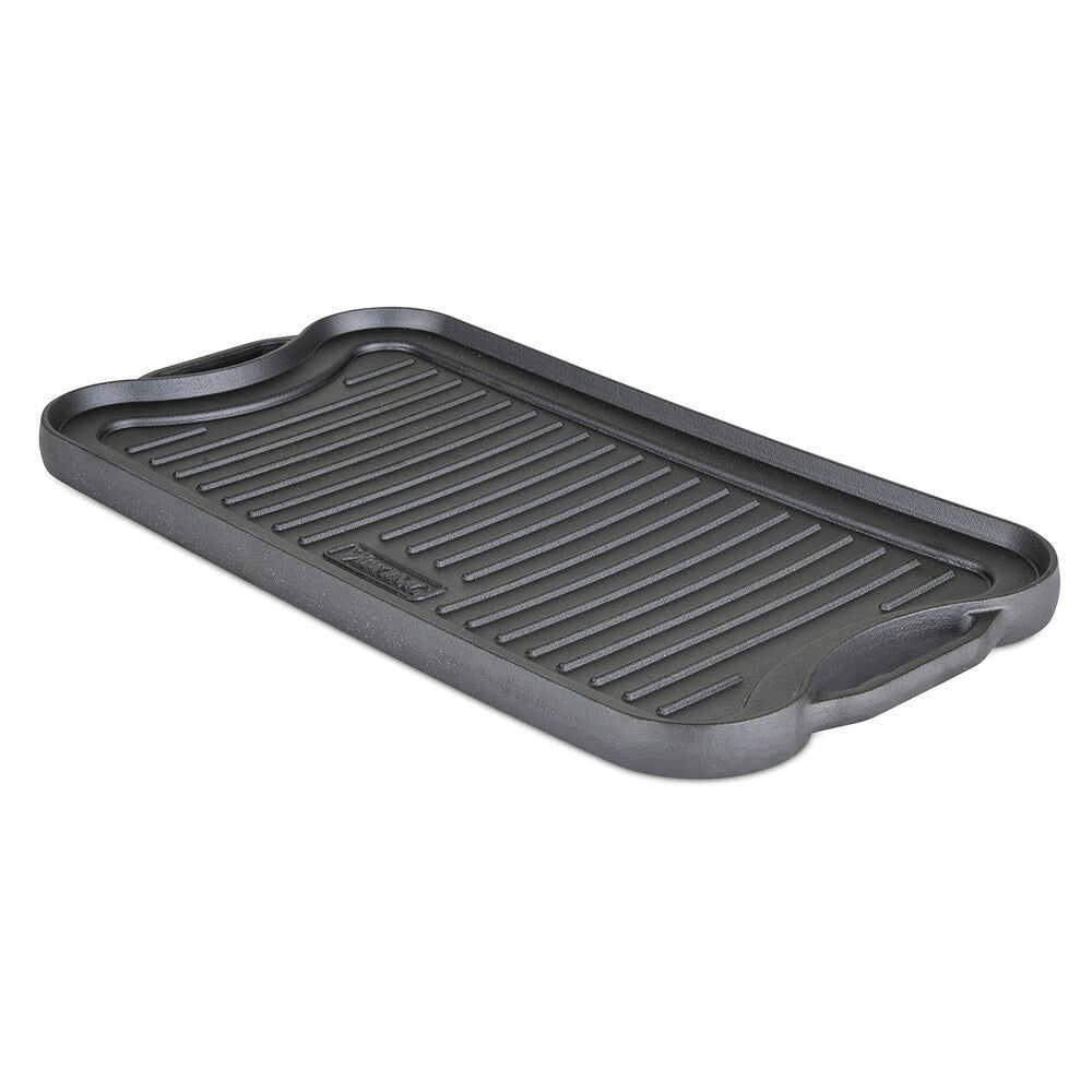 Poêle à griller/plancha réversible en fonte Viking de 20 pouces (pré-épices)