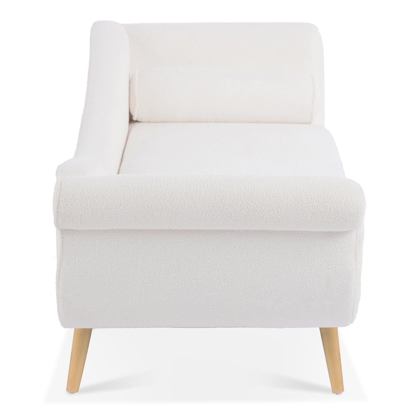 Chaise longue vintage avec accoudoirs enroulés de Christopher Knight Home