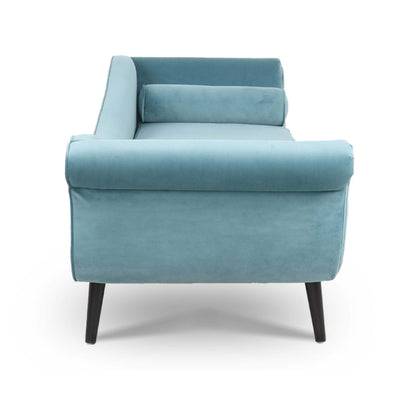 Chaise longue vintage avec accoudoirs enroulés de Christopher Knight Home