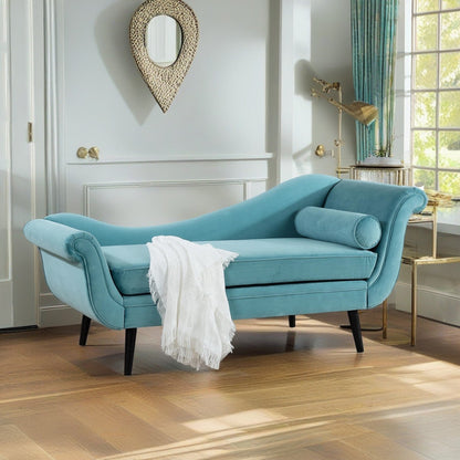 Chaise longue vintage avec accoudoirs enroulés de Christopher Knight Home
