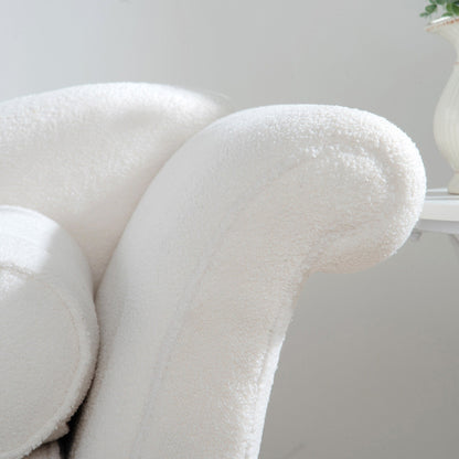 Chaise longue vintage avec accoudoirs enroulés de Christopher Knight Home