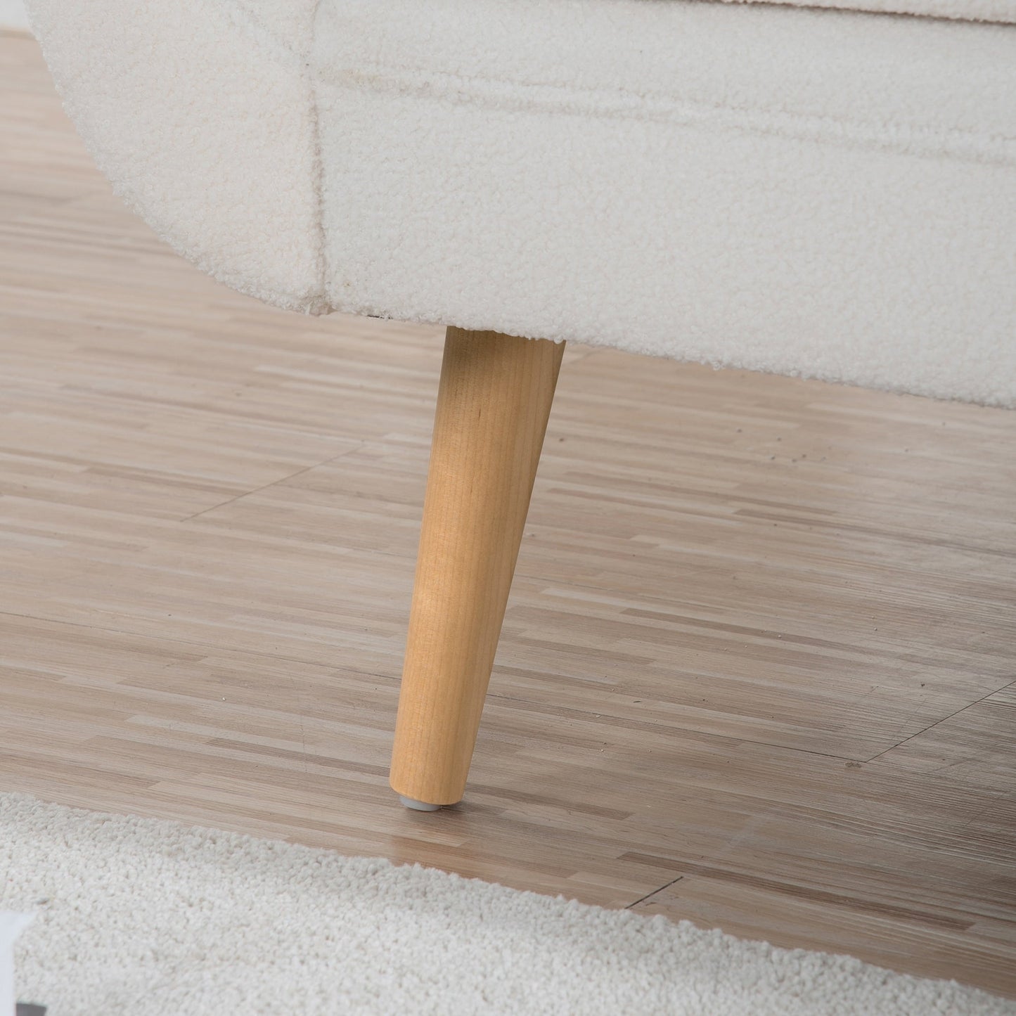 Chaise longue vintage avec accoudoirs enroulés de Christopher Knight Home