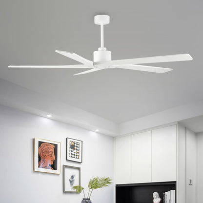 WINGBO Ventilateur de plafond intérieur à 54 pouces avec moteur DC, sans éclairage - N/A