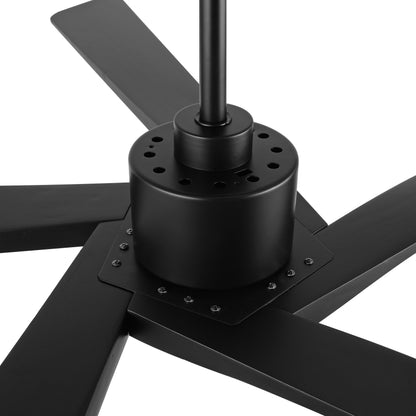 WINGBO Ventilateur de plafond intérieur à 54 pouces avec moteur DC, sans éclairage - N/A