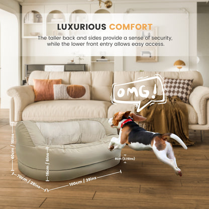 Couchon pour chien WOWMAX en mousse orthopédique imperméable pour grands chiens