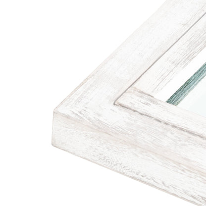 Miroir à fenêtre, miroir en bois incurvé, 180 cm (L) x 79 cm (l)