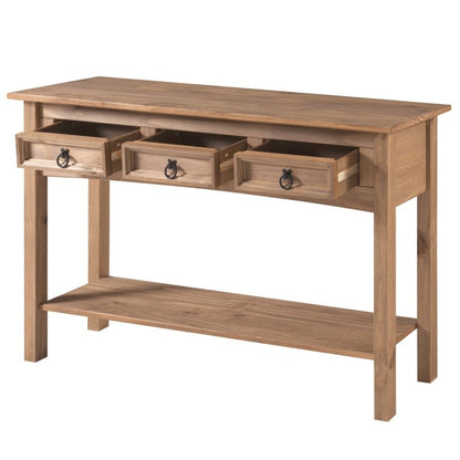 Console d'entrée en bois avec 3 tiroirs Corona | Furniture Dash - N/A