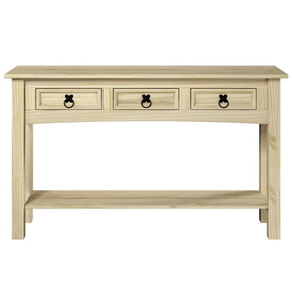 Console d'entrée en bois avec 3 tiroirs Corona | Furniture Dash - N/A