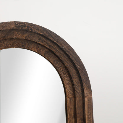 Miroir mural à cadre en bois, style échelle - 64*21