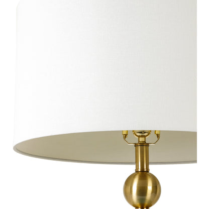 Lampe de table Zayaan en verre peint en forme de gourde