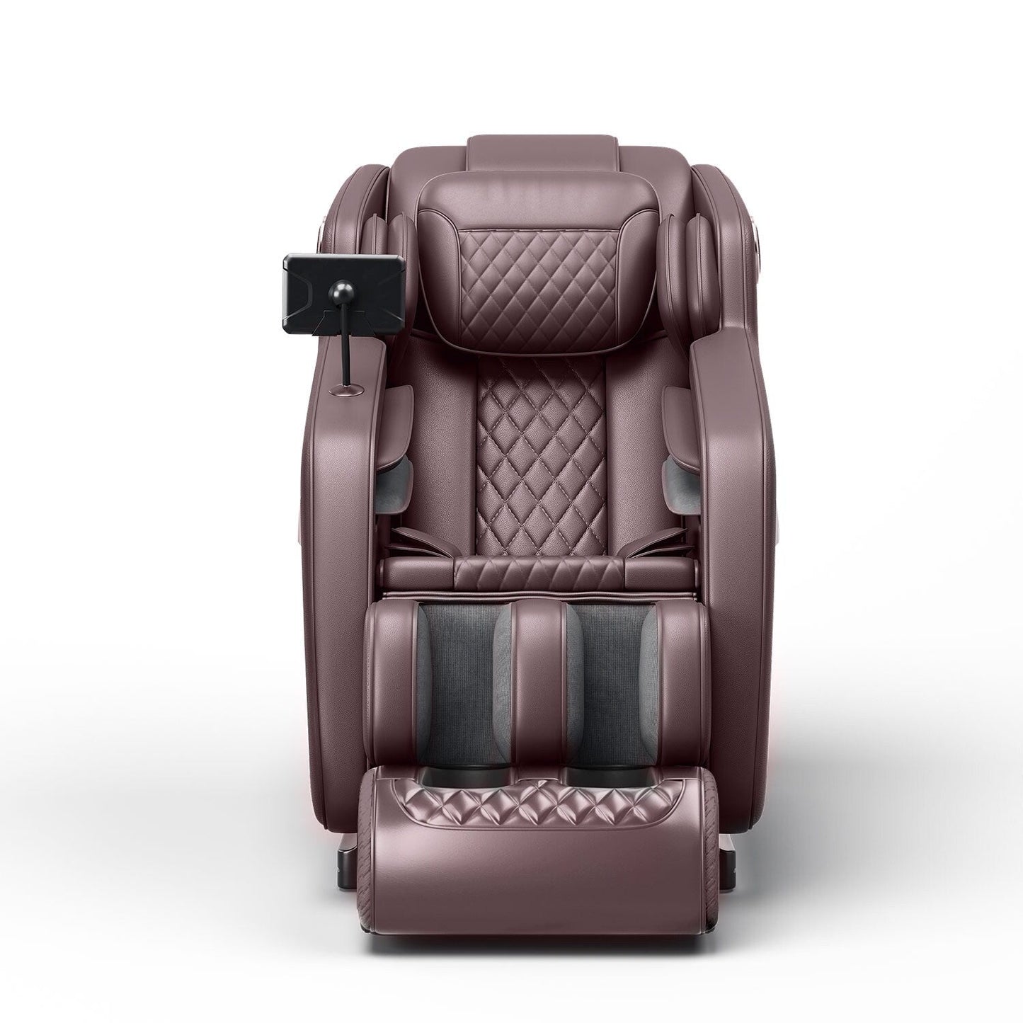 Fauteuil de massage inclinable à gravité zéro avec massage corporel complet, chauffage et audio Bluetooth intégré.