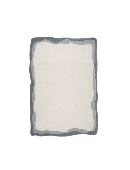 Tapis de sol rectangulaire Tamy Grey 5'x7'