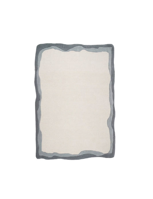 Tapis de sol rectangulaire Tamy Grey 5'x7'