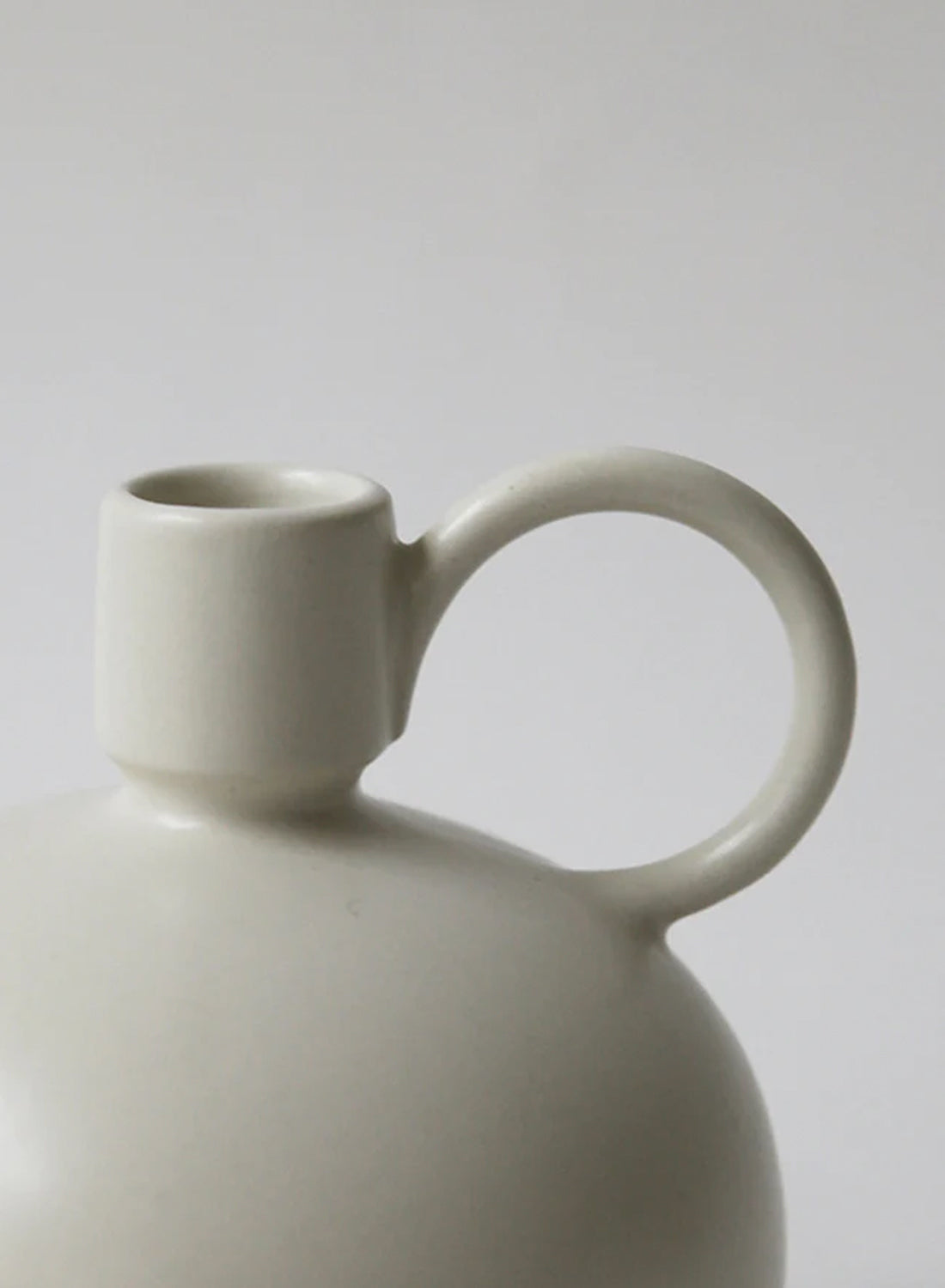 Bougeoir en forme de gourde en céramique NR, brouillard